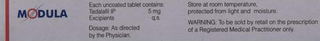 Modula 5 MG Tablet 14
